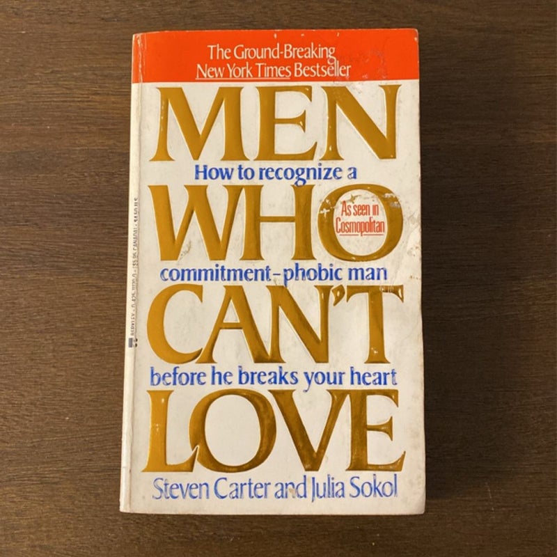 Vintage Relationship Books When Lovers Are Friends Men Who Can’t Love The Rules