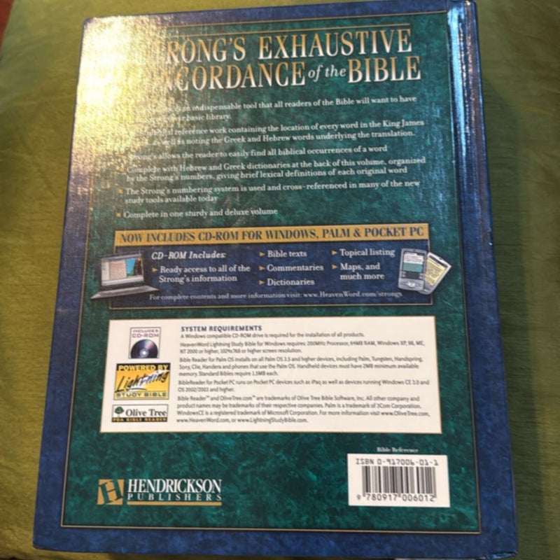 Strong's Exhaustive Concordance