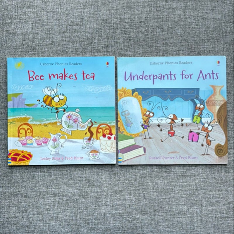 2 Usborne Phonics Readers