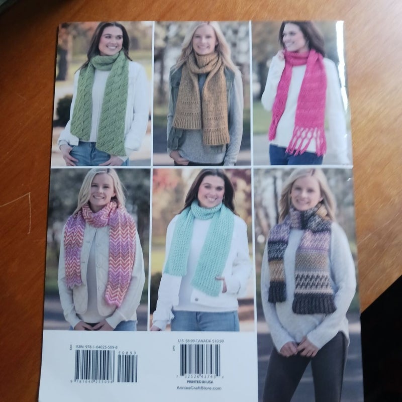 Learn a Stitch Knit Scarves