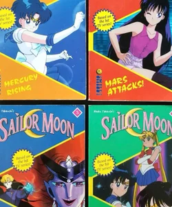 1999 FIRST EDITION SAILOR MOON SMILE BOOK LOT OF 4 VOLUMES #3-6 BY LIANNE SENTAR