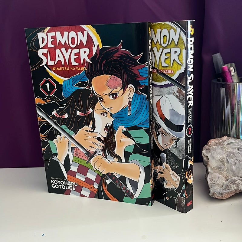 1 Vol. of Demon Slayer Kimetsu no Yaiba Manga English Version (Vol