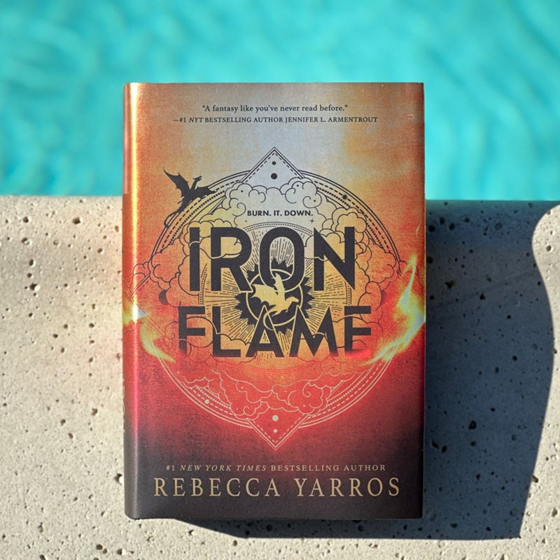 Iron Flame First Edition First Print with Sprayed Edges by Rebecca Yarros ,  Hardcover