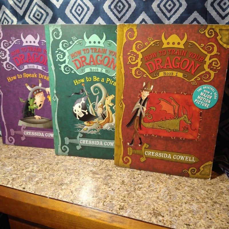 How to Train Your Dragon 3 book set