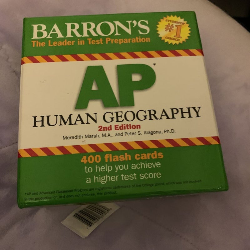 Barron's AP Human Geography Flash Cards