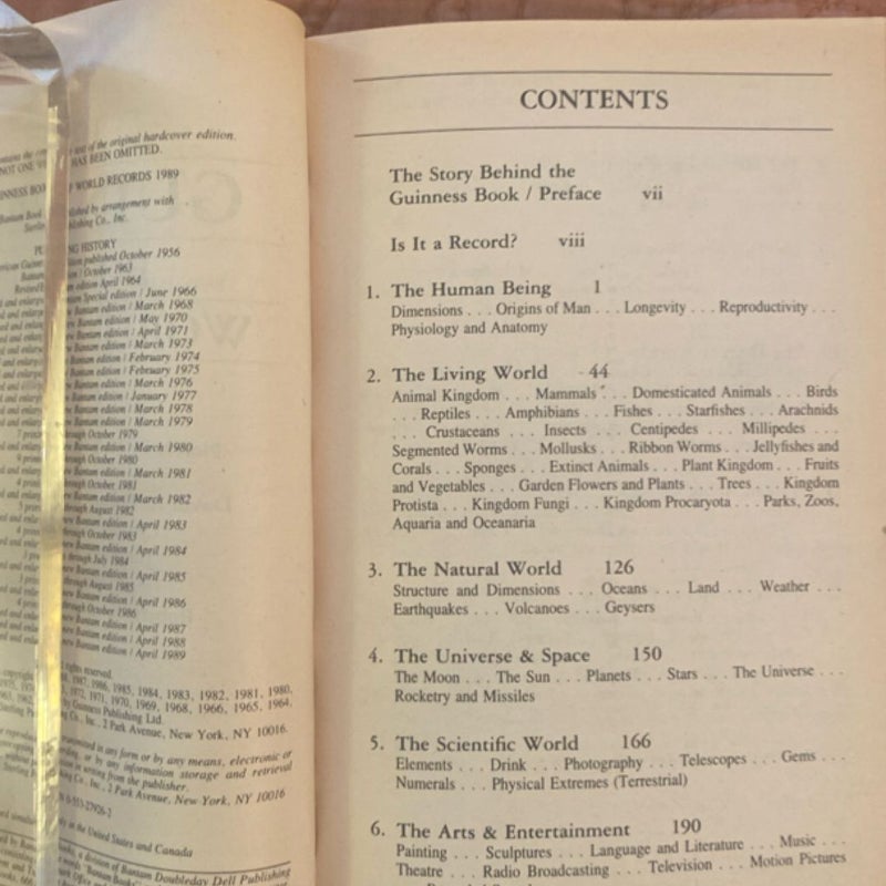 Guinness Book of World Records, 1989
