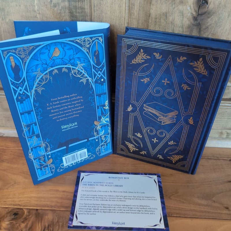 The Wren in the Holly Library -Fairyloot Signed Edition 