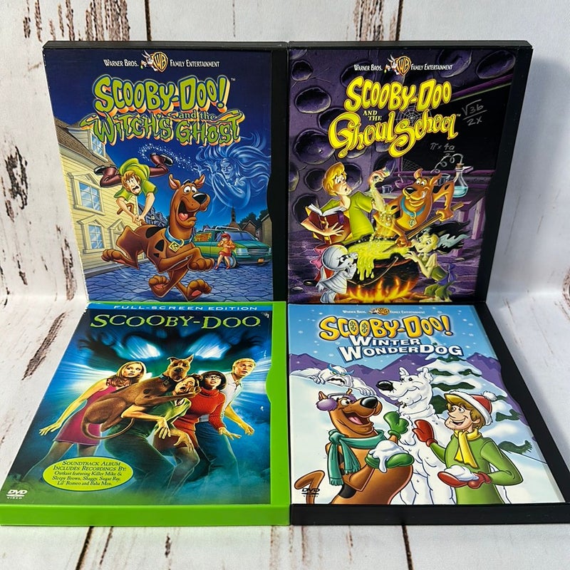 [4] Scooby-Doo Cartoons & Movies DVD Lot