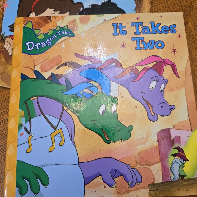 Dragon Tales 4 book lot, bundle, set, hardcover