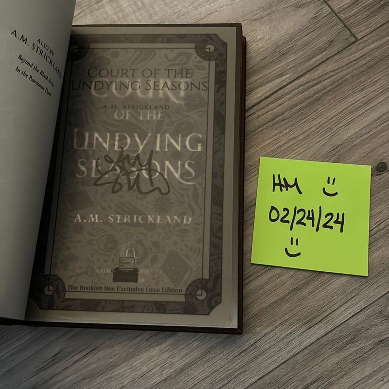 Court of the Undying Seasons - Bookish Box Edition 