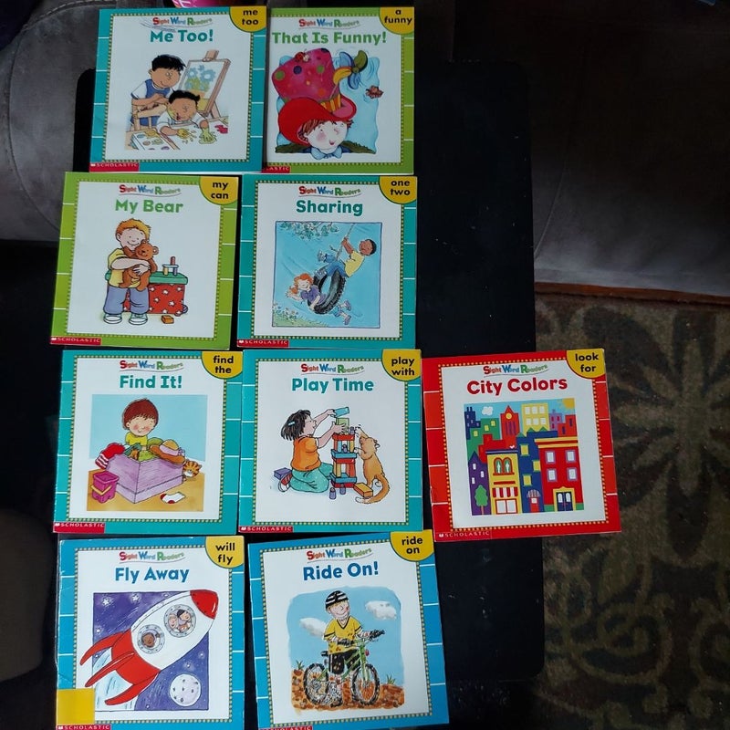 Eight Sight Word Readers books
