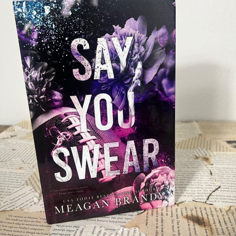 Say You Swear by Megan Brandy OOP hardcover 