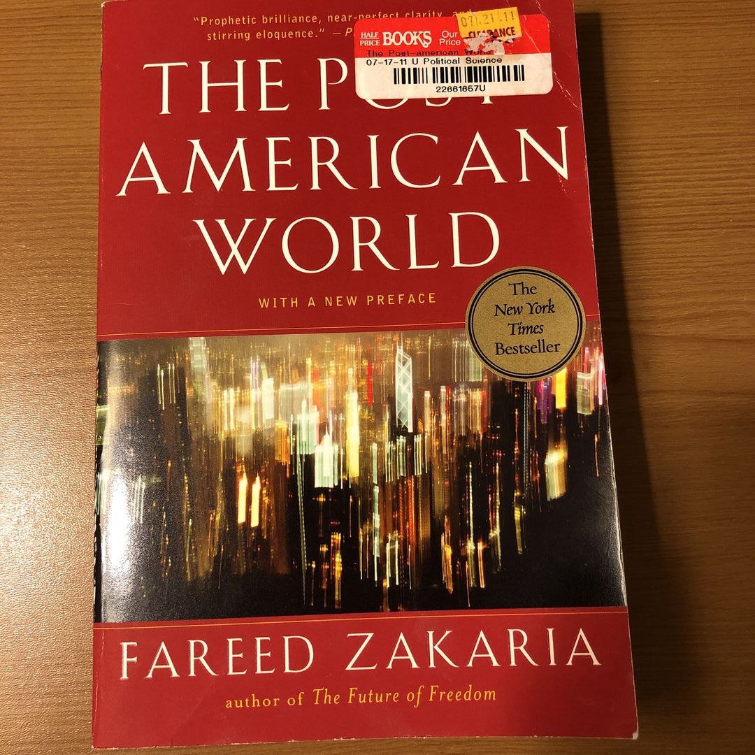 Fareed　Zakaria,　World　The　Post-American　Pangobooks　by　Paperback