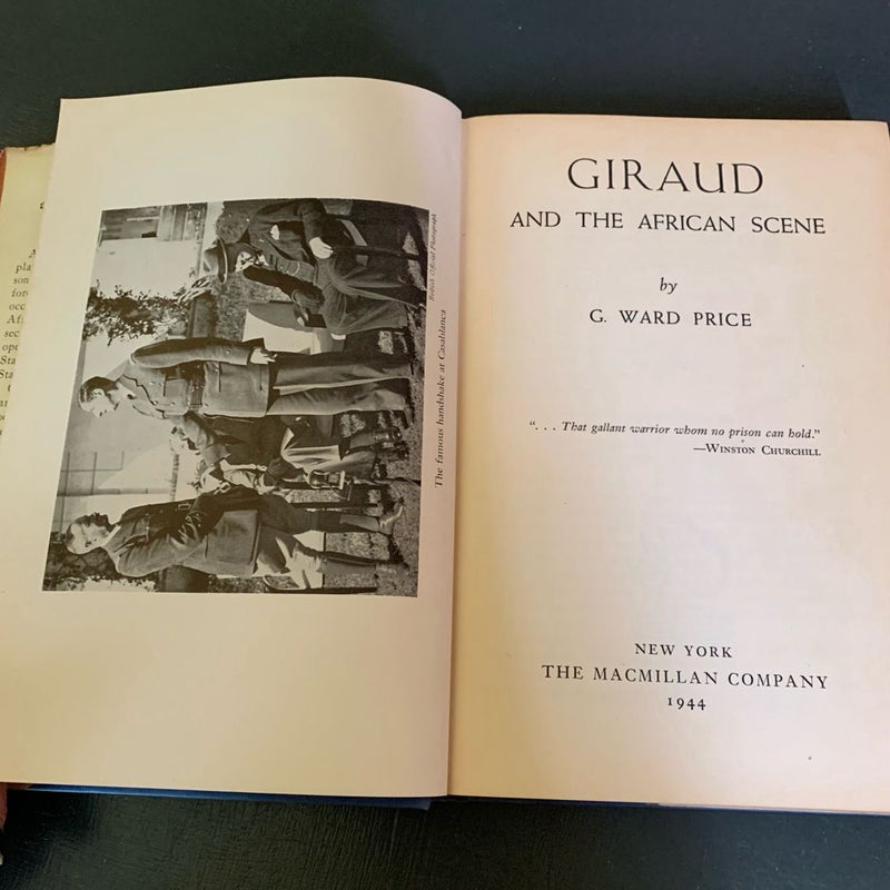 1944 1st Edition Giraud and the African Scene 