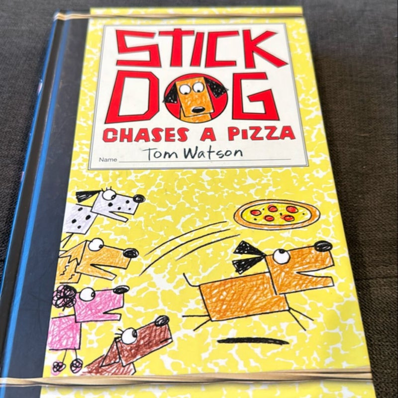 Stick Dog Chases a Pizza