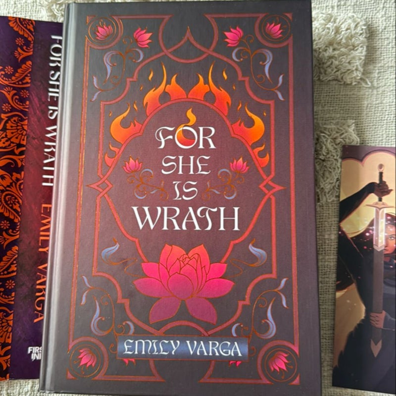 For She Is Wrath fairyloot signed edition 