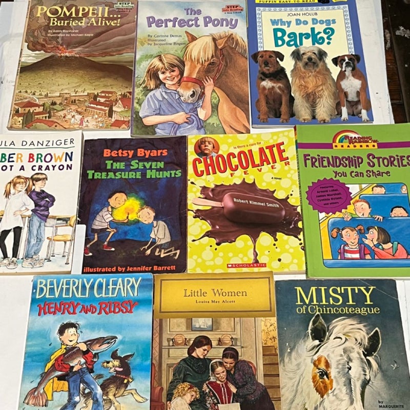 Lot of 25 Award Winning Chapter Children Kid Books AR *RANDOM MIX