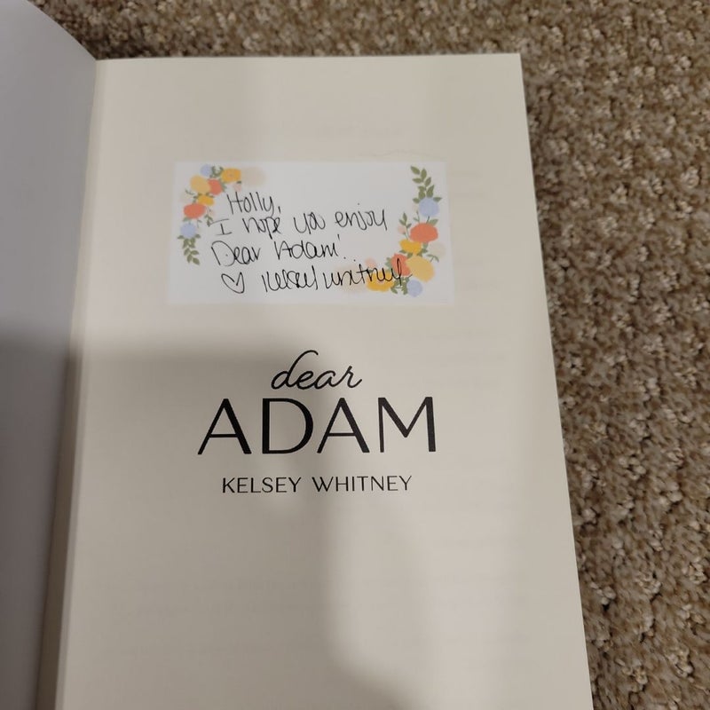 Dear Adam