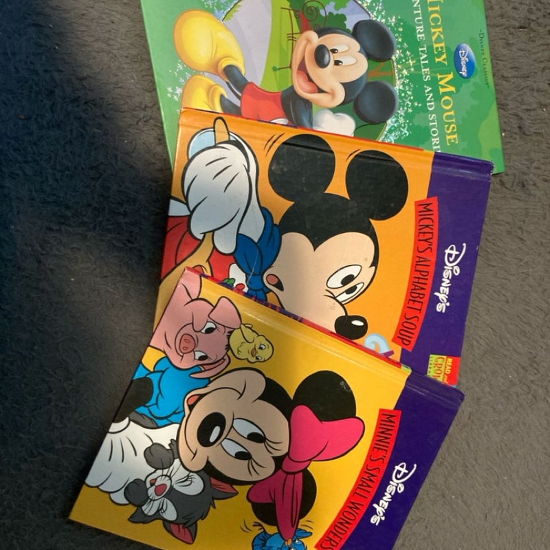 Minneapolis small wonders, mickeys alphabet soup, and Mickey Mouse Adventure Tales and Stories
