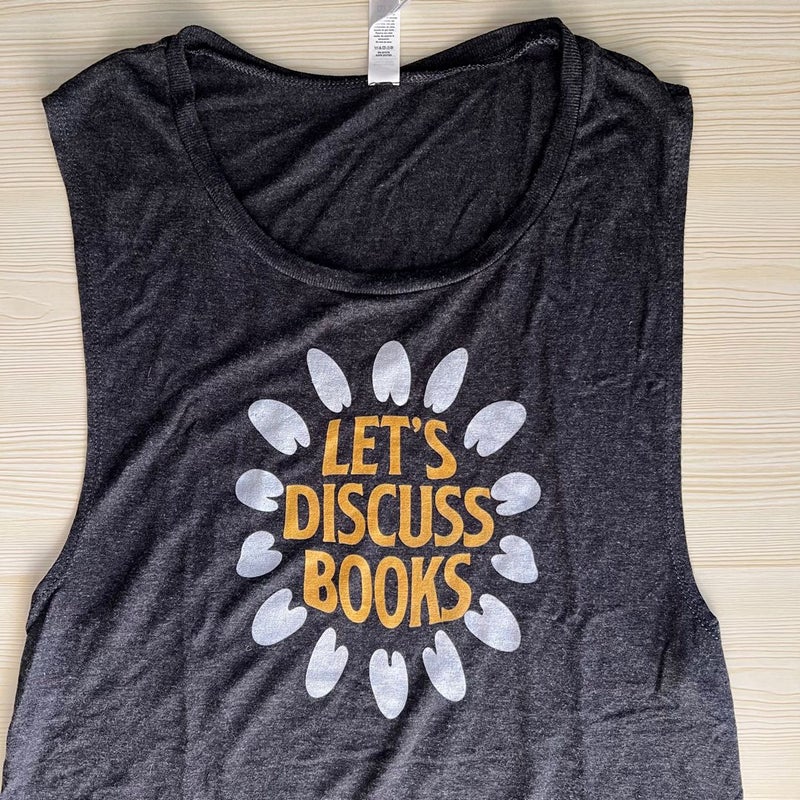 Inkwell Threads Let’s Discuss Books Muscle Tee