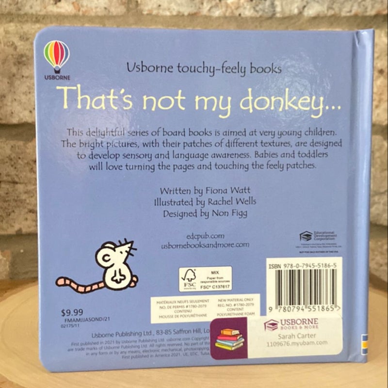 That’s not my donkey…