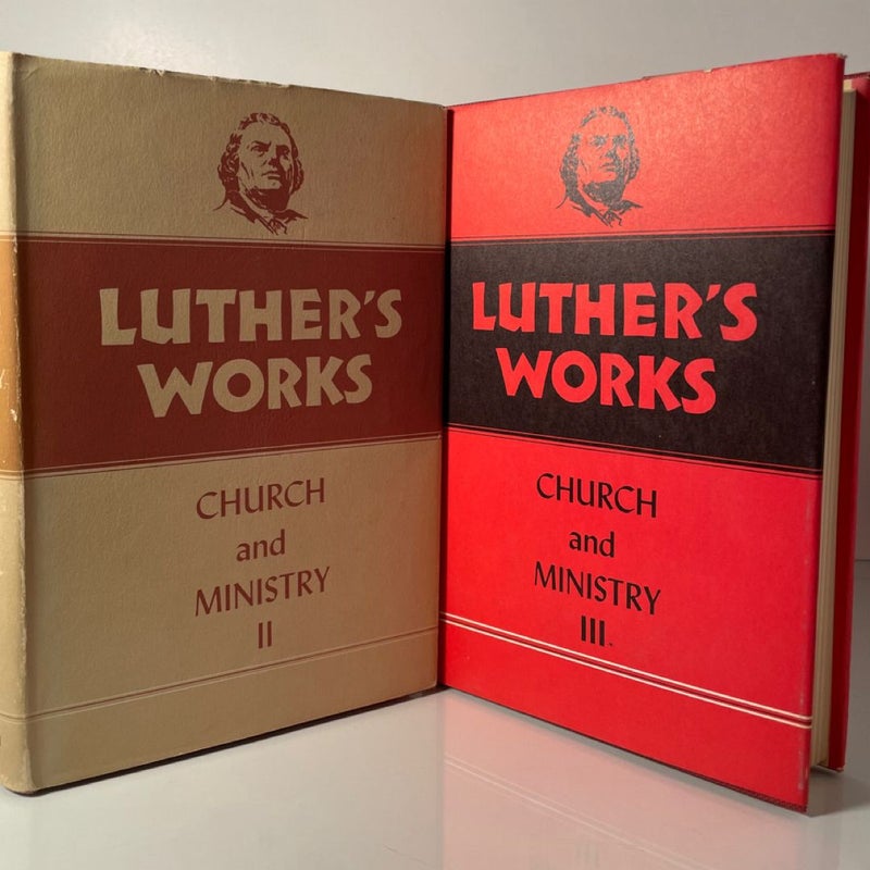 Luther's Works Volume 40 & 41 Church and Ministry II & III American Edition Rare
