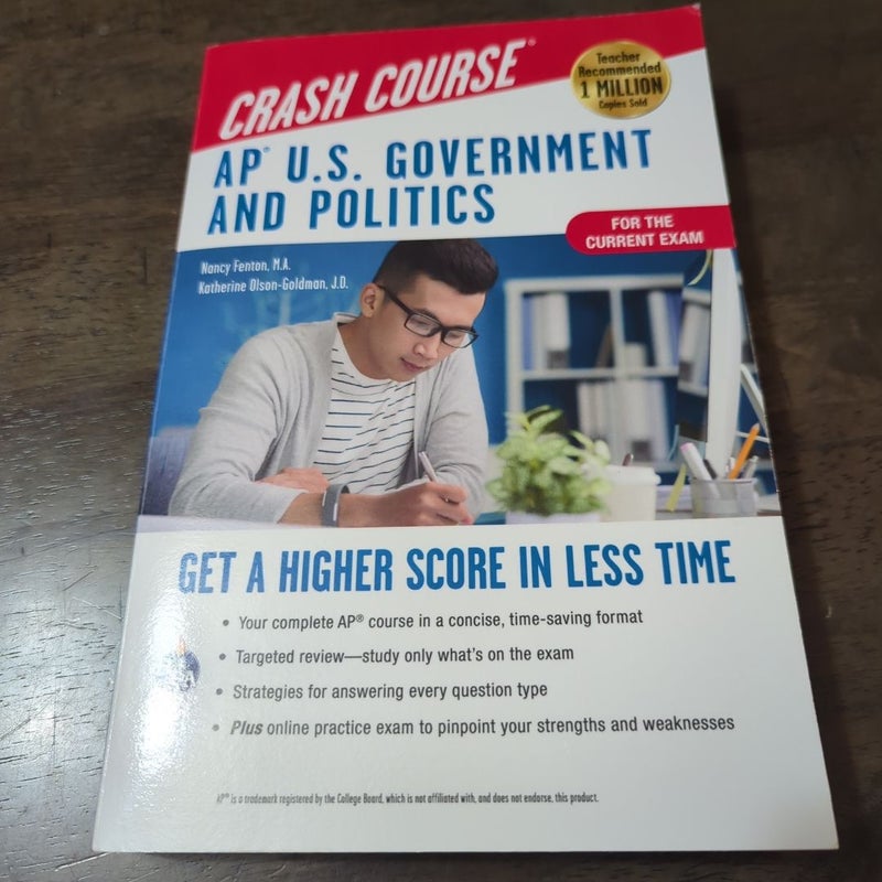 AP® U.S. Government & Politics Crash Course, For the 2021 Exam, Book + Online