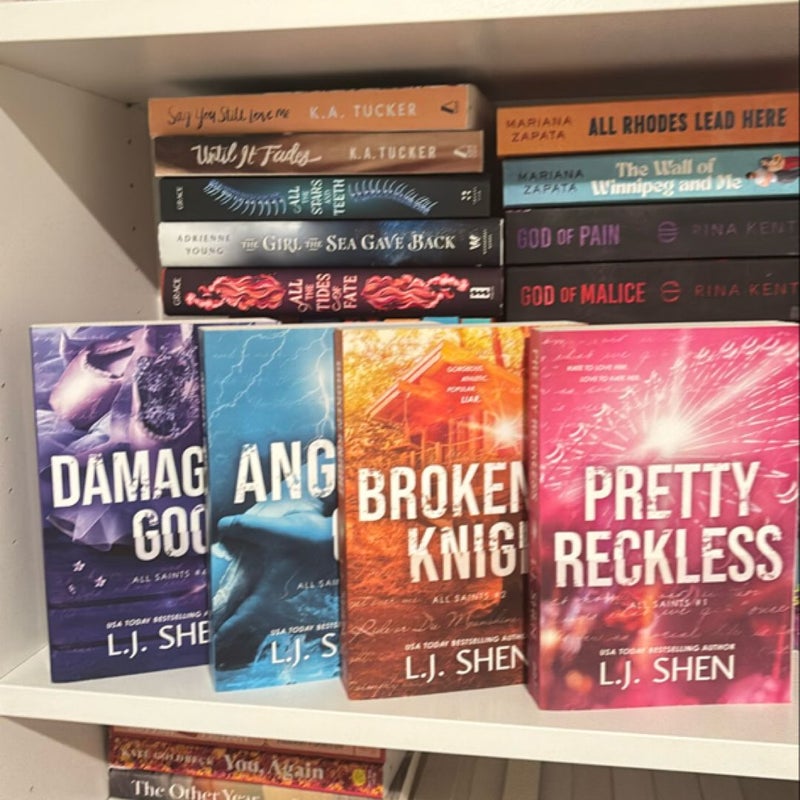 All Saint Series: Pretty Reckless, Broken Knight, Angry God, Damaged Good