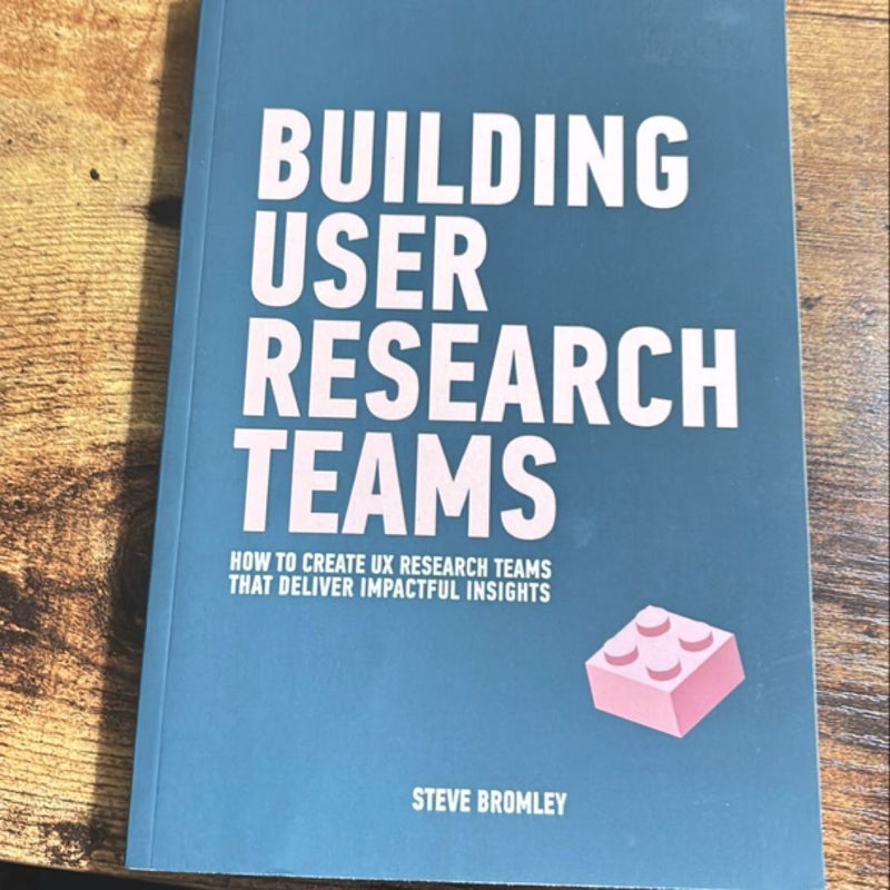 Building User Research Teams