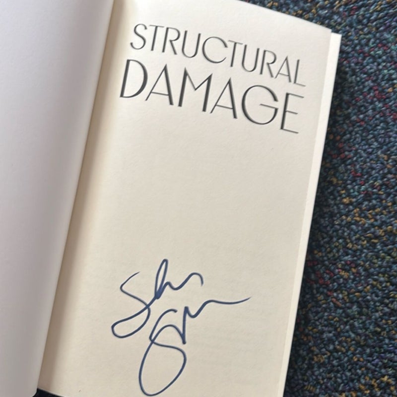 Structural Damage (BOTH BOOKS, BOTH SIGNED)