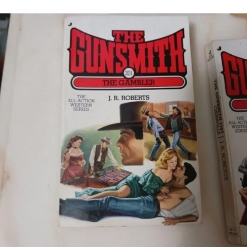 Western Books The Gunsmith  J.R. Roberts Paperback  Mix Romance Lot Replacement