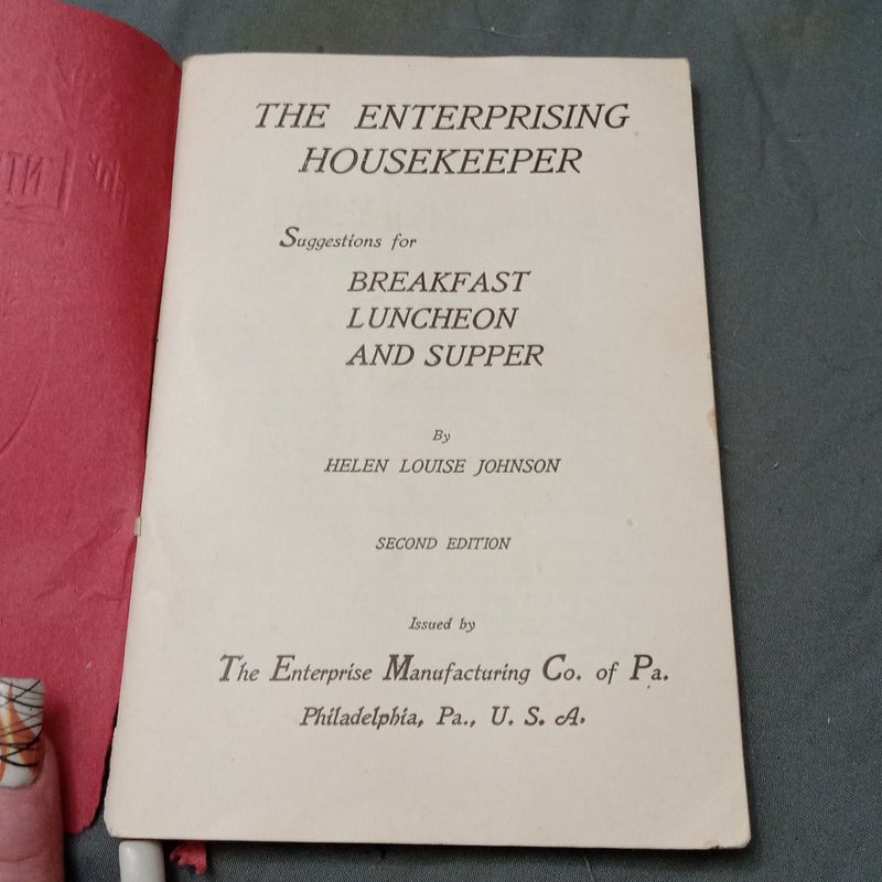 The Enterprising Housekeeper 