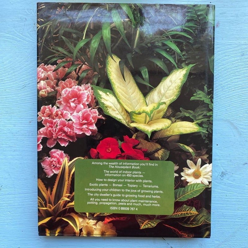 80s Vintage Book: The Houseplant Book by Cynthia Wickham 