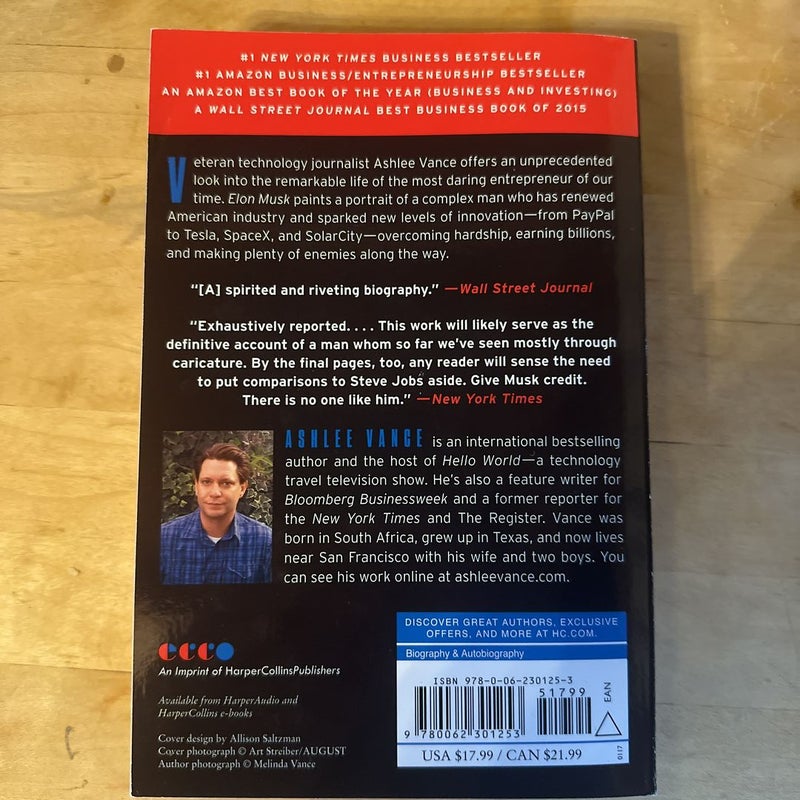 Elon Musk by Ashlee Vance, Paperback | Pangobooks