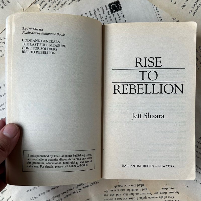 Rise to Rebellion