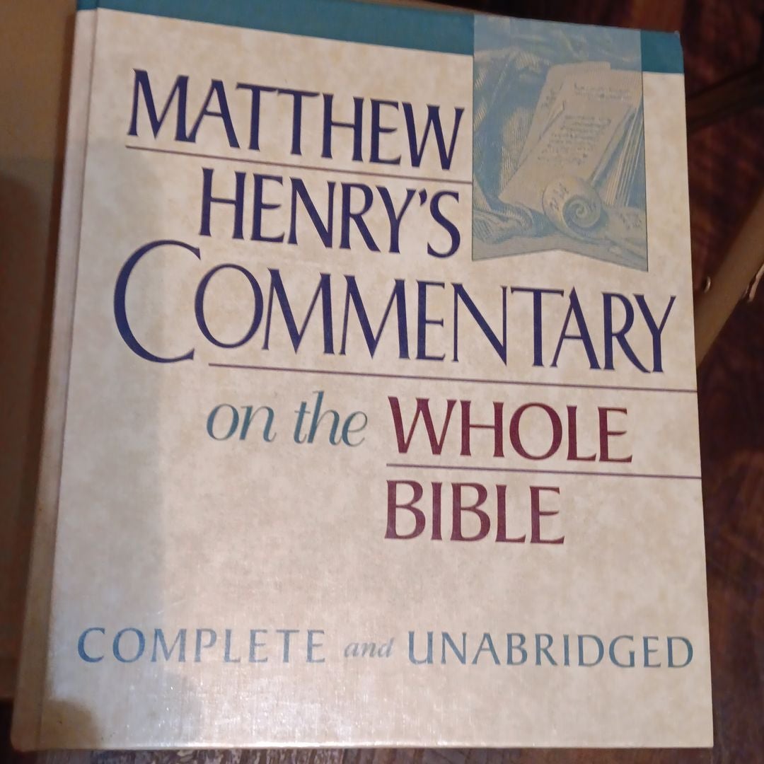 Matthew Henry's Commentary on the Whole Bible