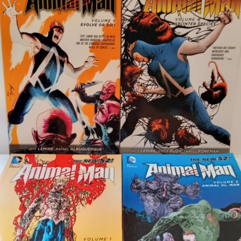 Animal man comic books (4)