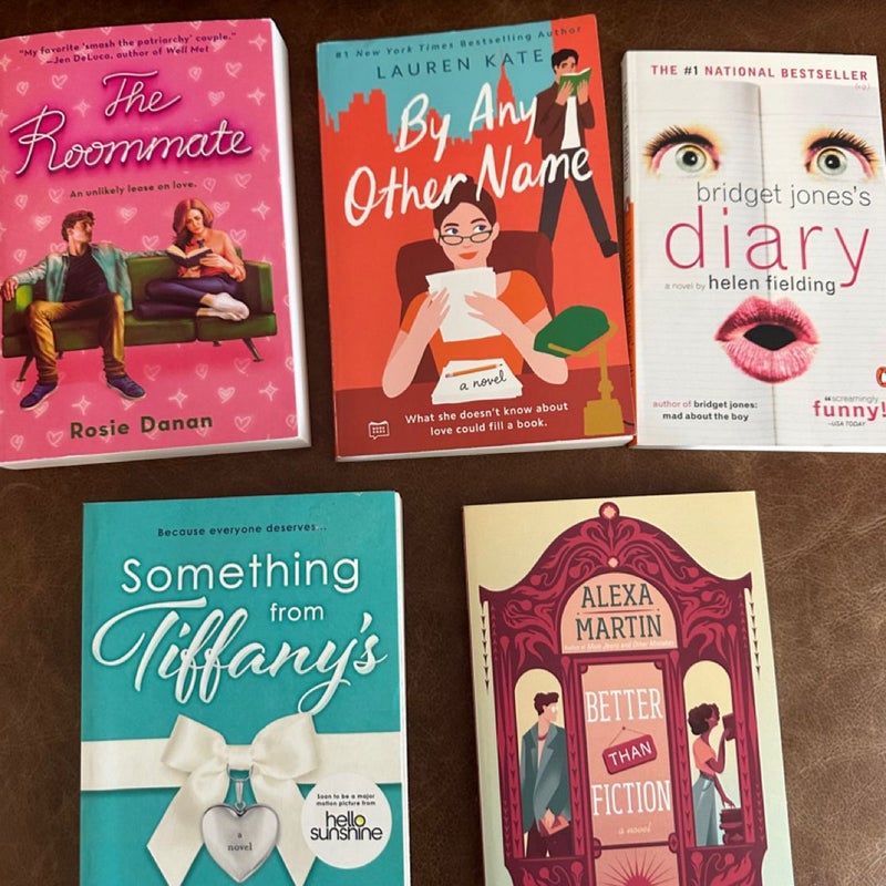 Romance book lot the roommate by any other name something from tiffany’s Bridget