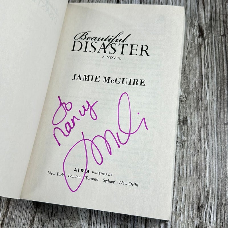 SIGNED Beautiful Disaster