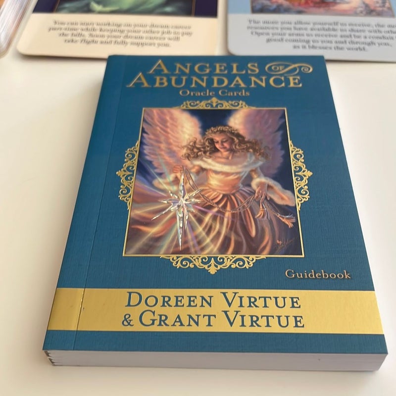 RESERVED Angels buy of Abundance Oracle Cards AND Angel Therapy Deck