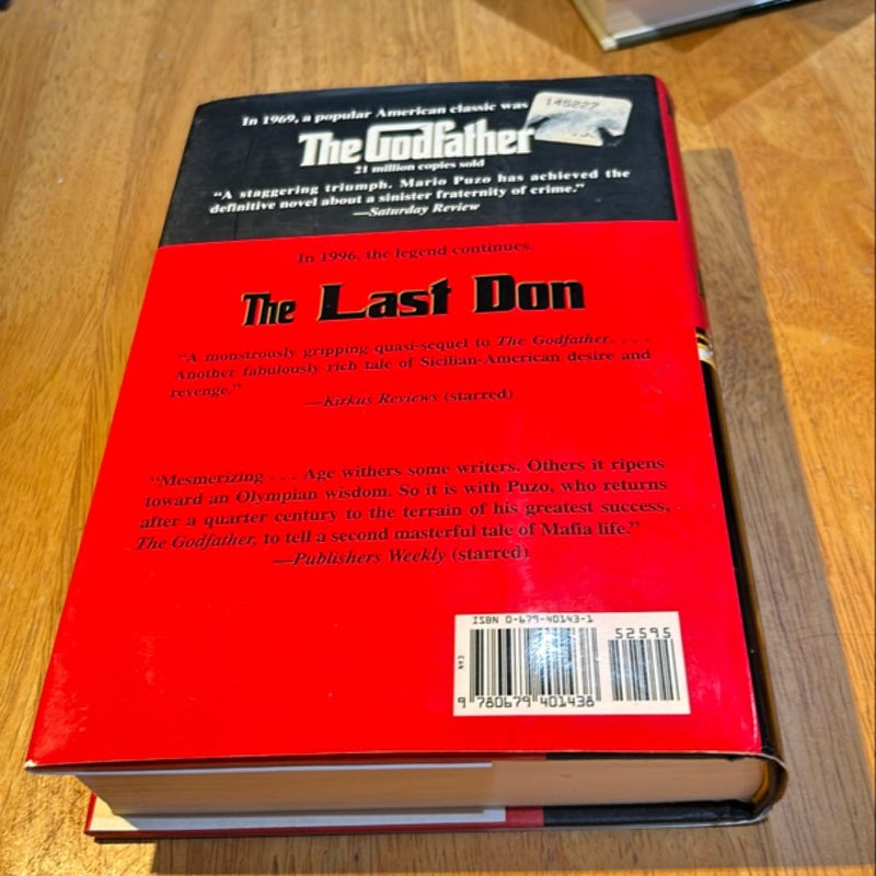 1st ed./2nd* The Last Don