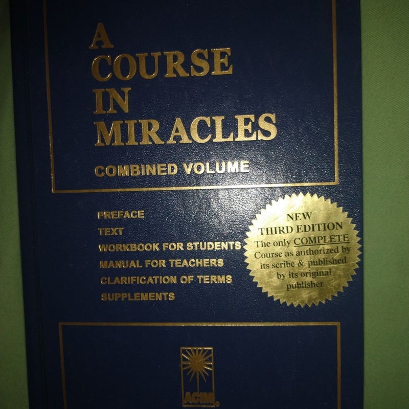 A Course in Miracles