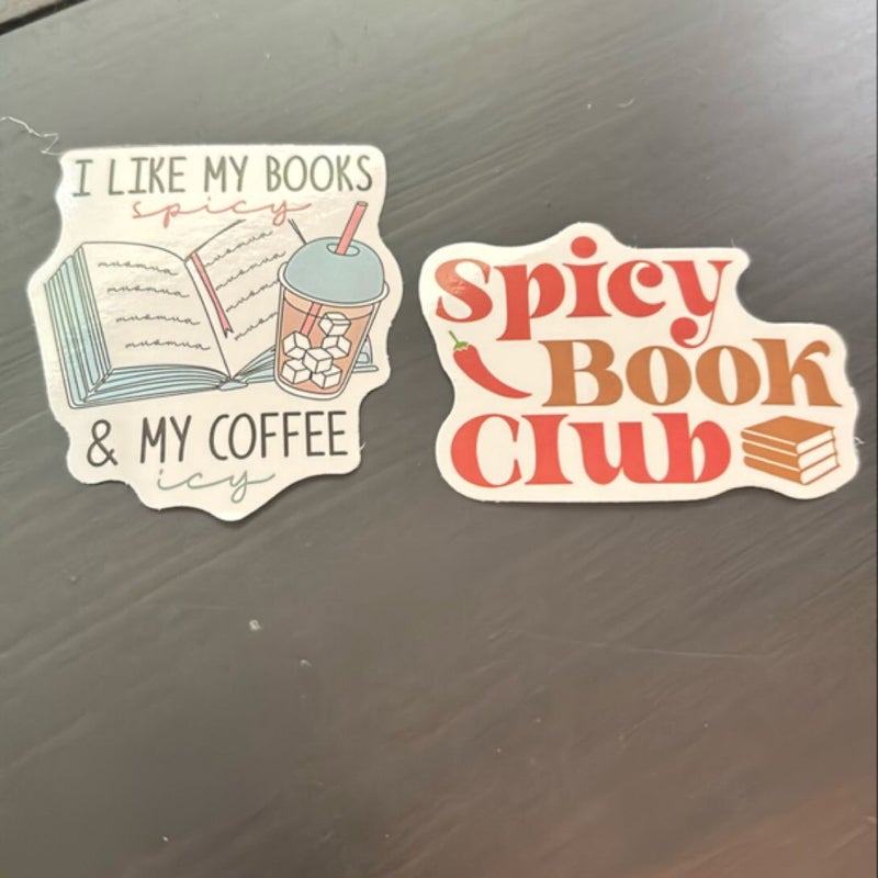 *Spicy* Bookish Stickers