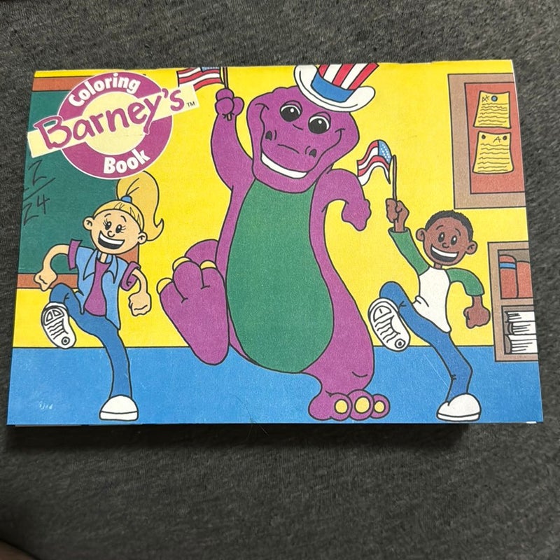 Barney coloring book 