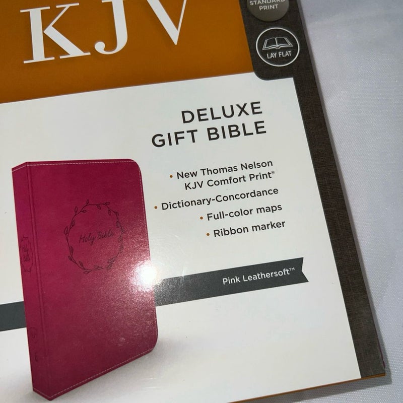 KJV Deluxe Gift Bible, Red Letter Edition [Pink]