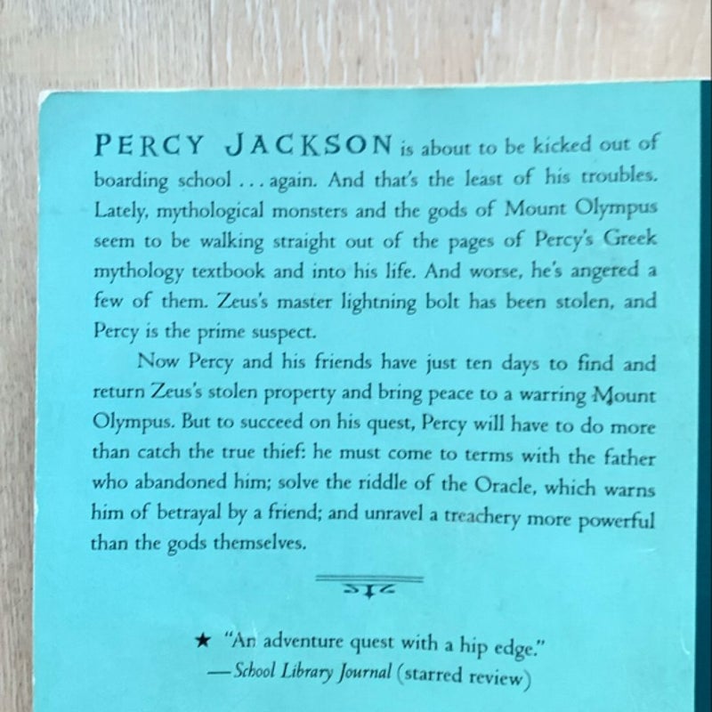 Percy Jackson and the Olympians, Book One the Lightning Thief (Percy Jackson and the Olympians, Book One)