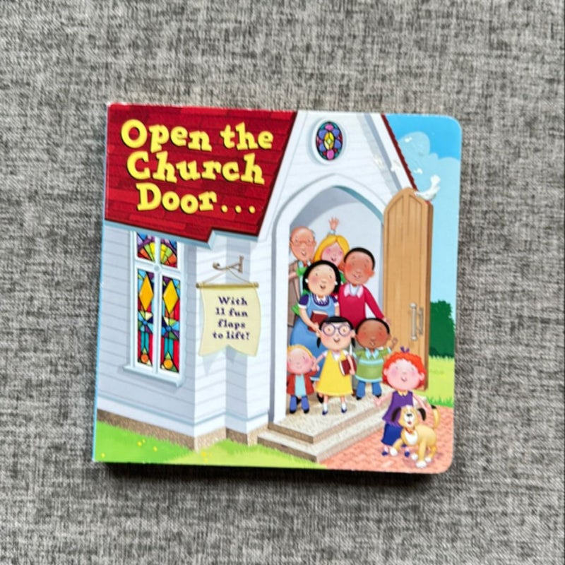 Open the Church Door (board book)