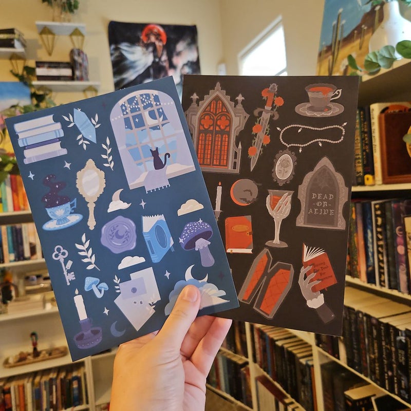 Bookish Sticker Sheets