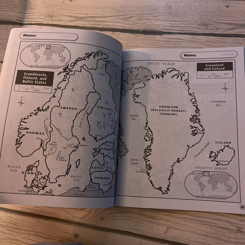 Super Book of Outline Maps