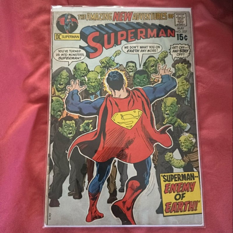 Superman #237 (DC 1971 Comic) Neal Adams Cover! 